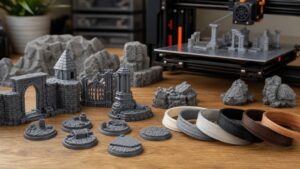Editorial 3D printing image for Best PLA for Miniatures and Tabletop Models