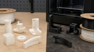 Editorial 3D printing image for ABS vs PLA: Which Filament Is Better for Your Prints?