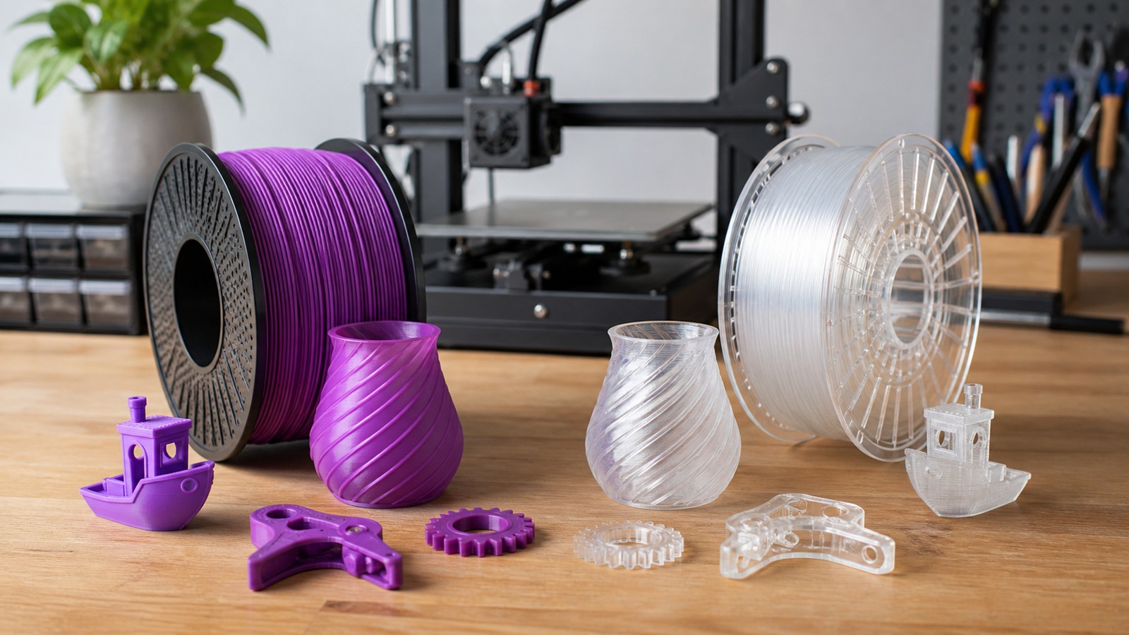 Editorial 3D printing image for PLA vs PETG: Which 3D Printing Filament Is Better?