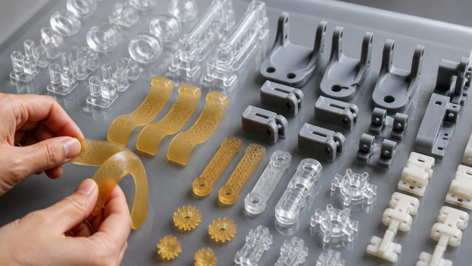 Editorial 3D printing image for Types of 3D Printing Resins Explained: Standard, Tough, Flexible, and More
