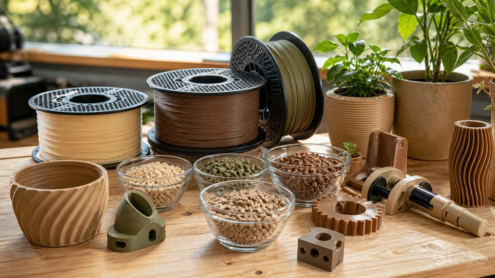 Editorial 3D printing image for Eco-Friendly 3D Printing Filaments: Which Materials Are Truly Sustainable?