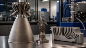 Editorial 3D printing image for 3D Printed Rocket Engines: The Future of Space Propulsion