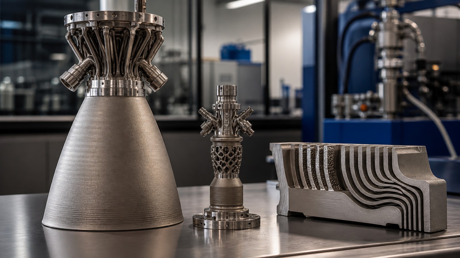 Editorial 3D printing image for 3D Printed Rocket Engines: The Future of Space Propulsion